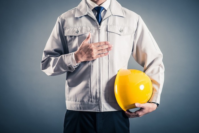 黄色ヘルメット